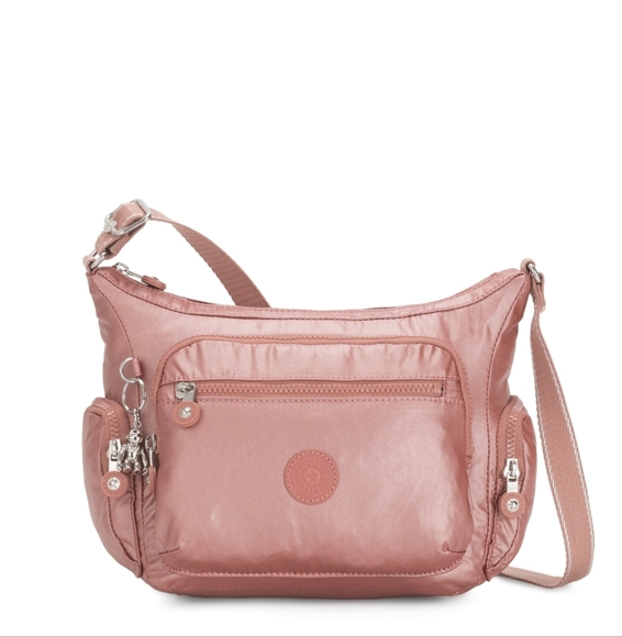 Kipling Gabbie S Metallic Rust Should Bag - Picture 1 of 13